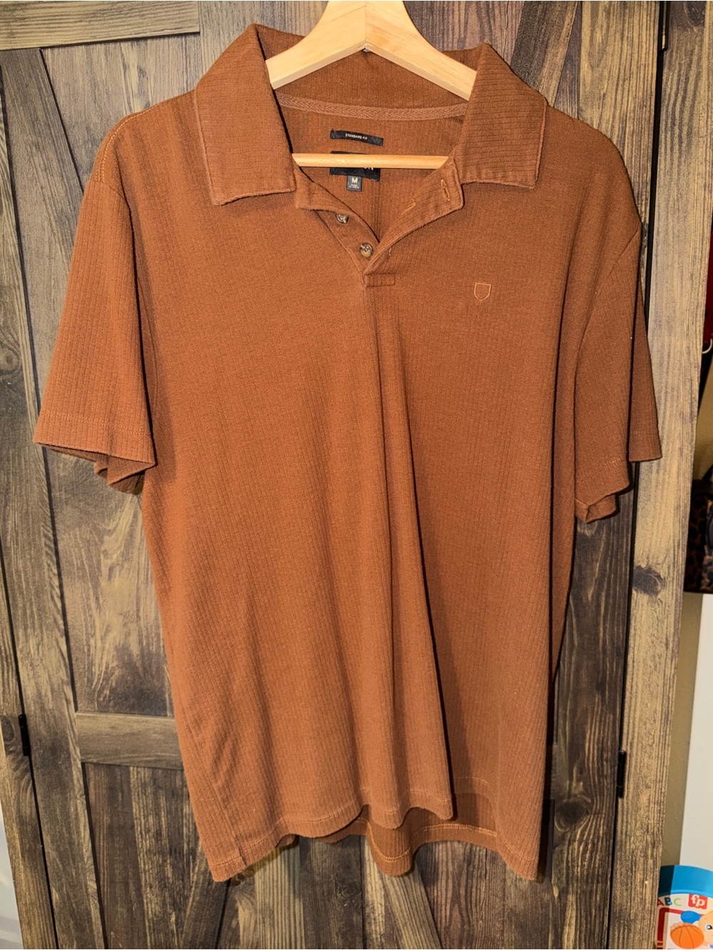 Brixton Men's Brown Polo Shirt